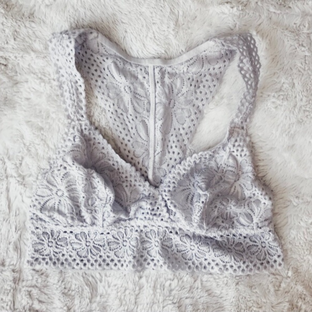Aerie White Bralette